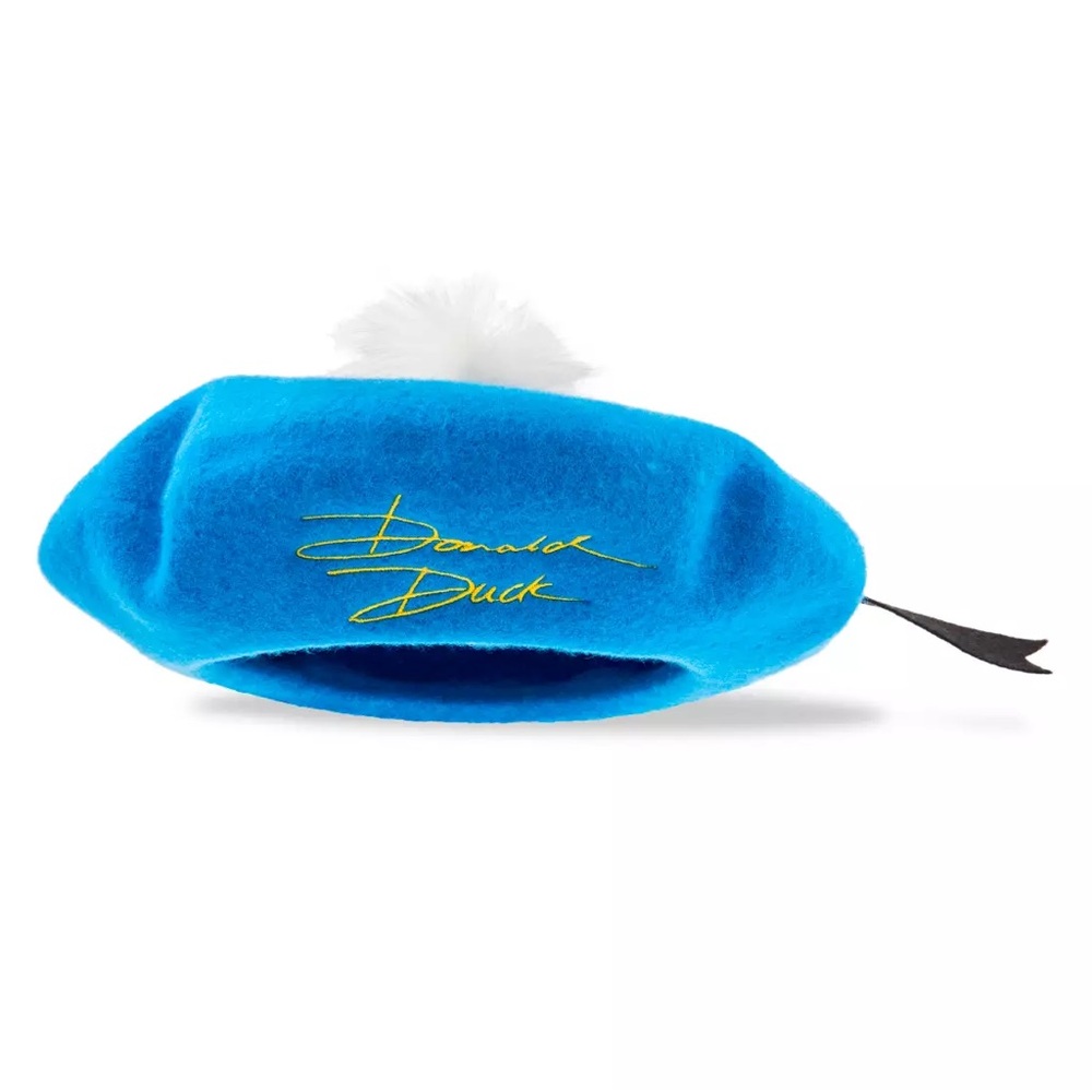 Disney Parks Donald Duck Beret for Adults – 90th Anniversary